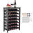 42 Bottle 7-Tier Modular Wine Rack Bamboo Wood Display Shelf with TableTop