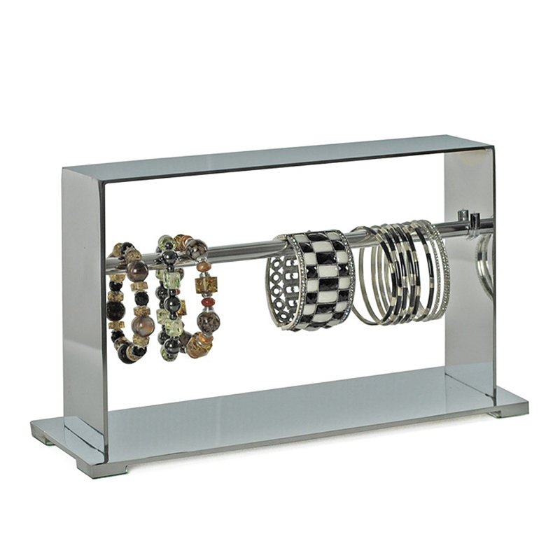 Single-Row Chrome Bracelet Holder