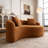 Boneless Curved Chenille Sectional Sofa-726278481