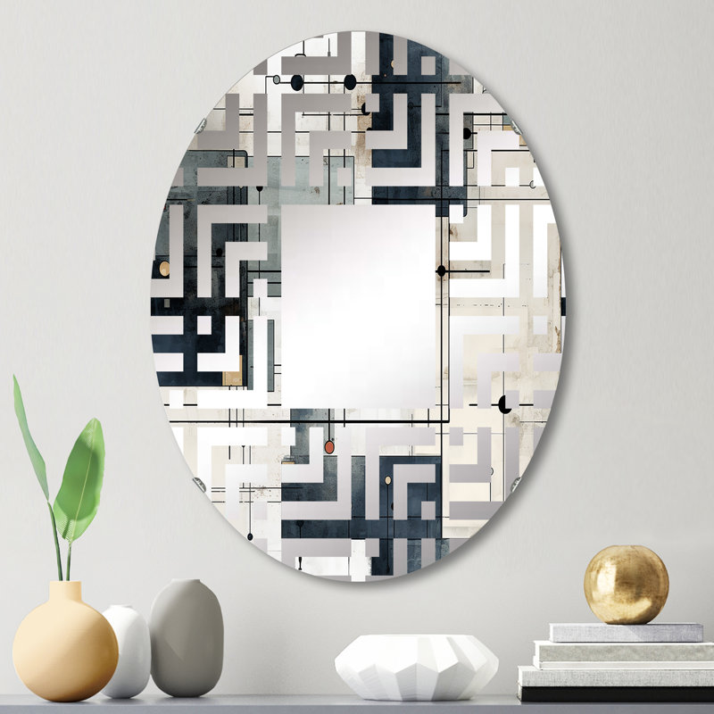 Miroir décoratif industriel Industrial Balance I, L 20 po x H 30 po