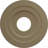 Endurathane Nadia Ceiling Medallion, 12 1/8"OD x 3 5/8"ID x 7/8"P (Fits Canopies up to 4 7/8"), Hand-Painted Jet Black Finish-27782285