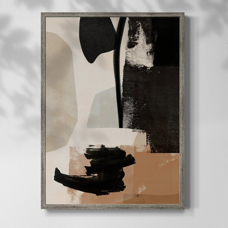 «Selective Arrangement IV», reproduction encadrée - bois massif, H 11 po x l 9 po
