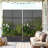 Metal Planter Wall with Trellis and Wheels, Mobile Outdoor Elevated Garden Bed, Dual-Purpose for Privacy Decoration and Planting, with Drainage Holes, Perfect for Climbing Plants, Vegetables, and Vining Flowers – A Must-Have for Garden Enthusiasts-1204544322-1204544317