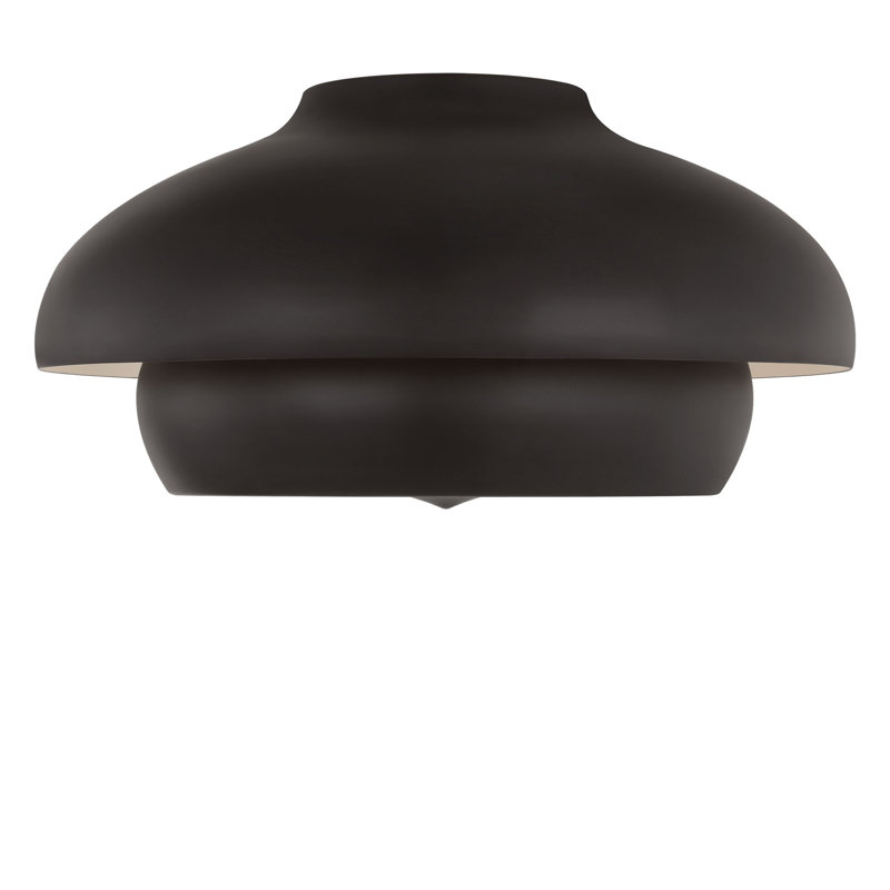 Solene 18 Flush Mount, Aged Irn