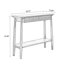 Walnut Solid Wood Rectangular Console Table-466890910