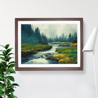 Forest Steam Vol.2 - Framed Print
