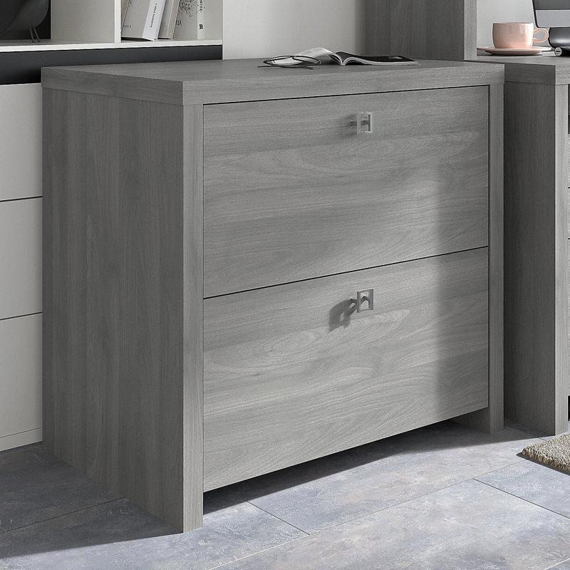 Classeur à 2 tiroirs Echo, Gris moderne