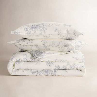 Benedictine Sateen Toile Duvet Cover