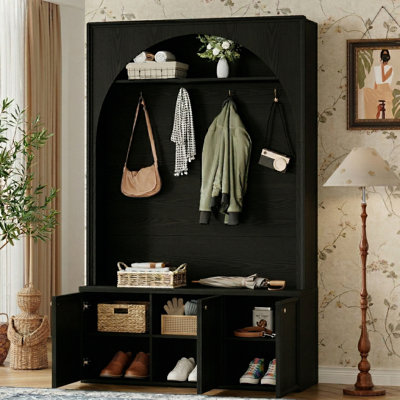 49” Wide Arched Entryway Hall Tree