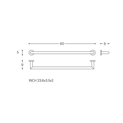Wall Towel Rack