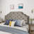 Full Sized Headboard With Glamorous Grey Velvet, Button Diamond Stitch And Attractive Nailhead Accessories, Assembly Required In Grey, Velvet Material, Design, Engaging Accents,-951577529-951577510