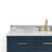 Beltania 49 " W Wall Mounted Wall Mounted 1 Single Vanity Bathroom Vanity With Carrara Marble Top-616892099-616892098