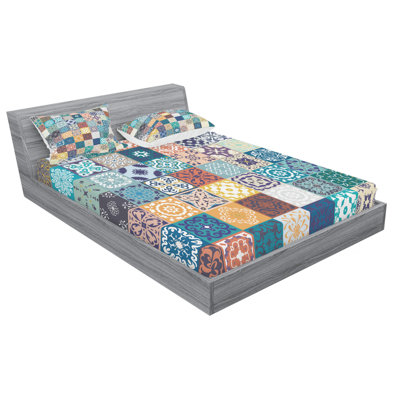 Microfiber Patchwork Sheet Set