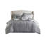 Ensemble d'édredon jacquard de luxe 10 pièces 10 pièces gris