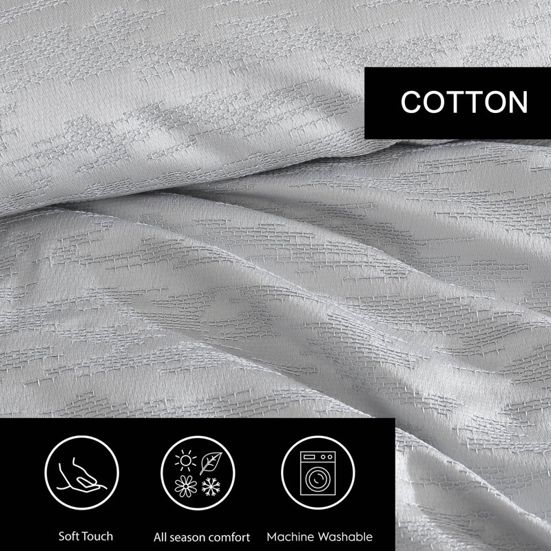 Vera Wang Illusion Duvet Cover Set, King Duvet Cover + 2 King Shams