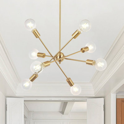 Luminaire suspendu lustre spoutnik 8 lumières Nichole
