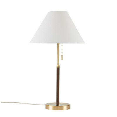 Two Tone Pull-chain Table Lamp