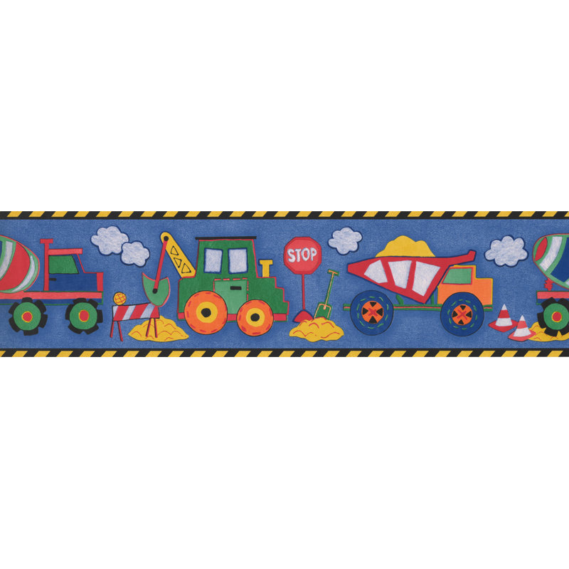 Arbouet, tracteur, camion-pelle, bordure murale, Bleu