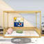 Lit à baldaquin en bois luxueux avec garde-corps-721954240-721954242