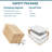 33"Lx19"Wx10"H White Rectangular Undermount Kitchen Sink Workstation Cersamic Single Bowl Sink with Accessories