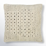Danza Geometric Wool Blend Throw Pillow