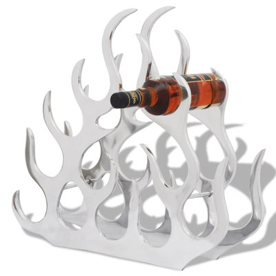 Hargimont Tabletop Wine Bottle Rack in Silver