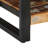 vidaXL Bedside Cabinet Multicolor Solid reclaimed wood, iron