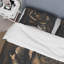 Black and Gold Rose III - Ensemble de housse de couette à motif floral rose - Microfibre de polyester-99101015