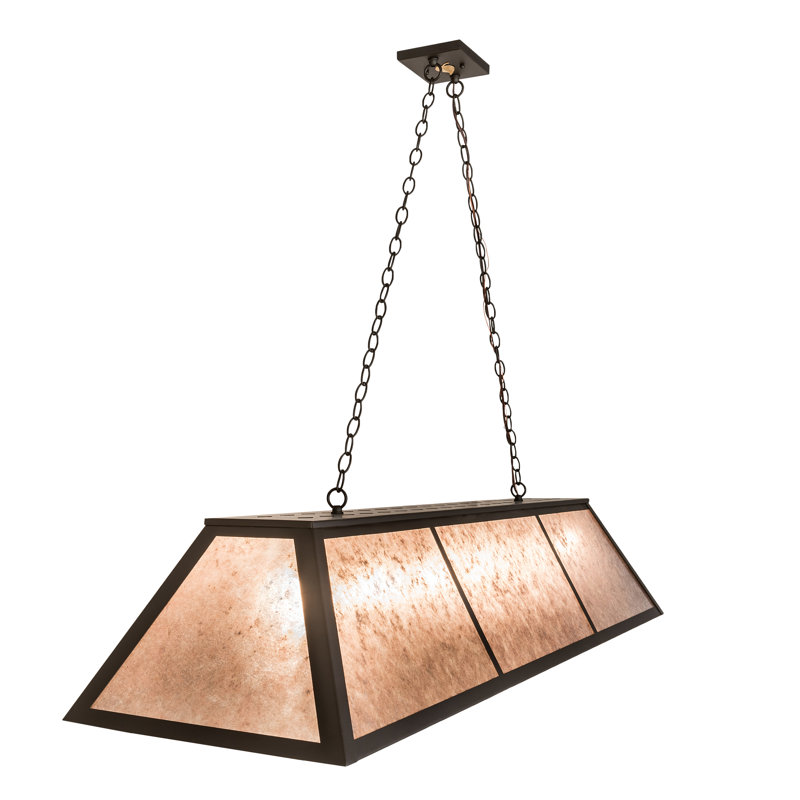 Rustic Lodge 6 - Light Pendant, 47" H x 70" W x 17" D, Oil Rubbed Bronze