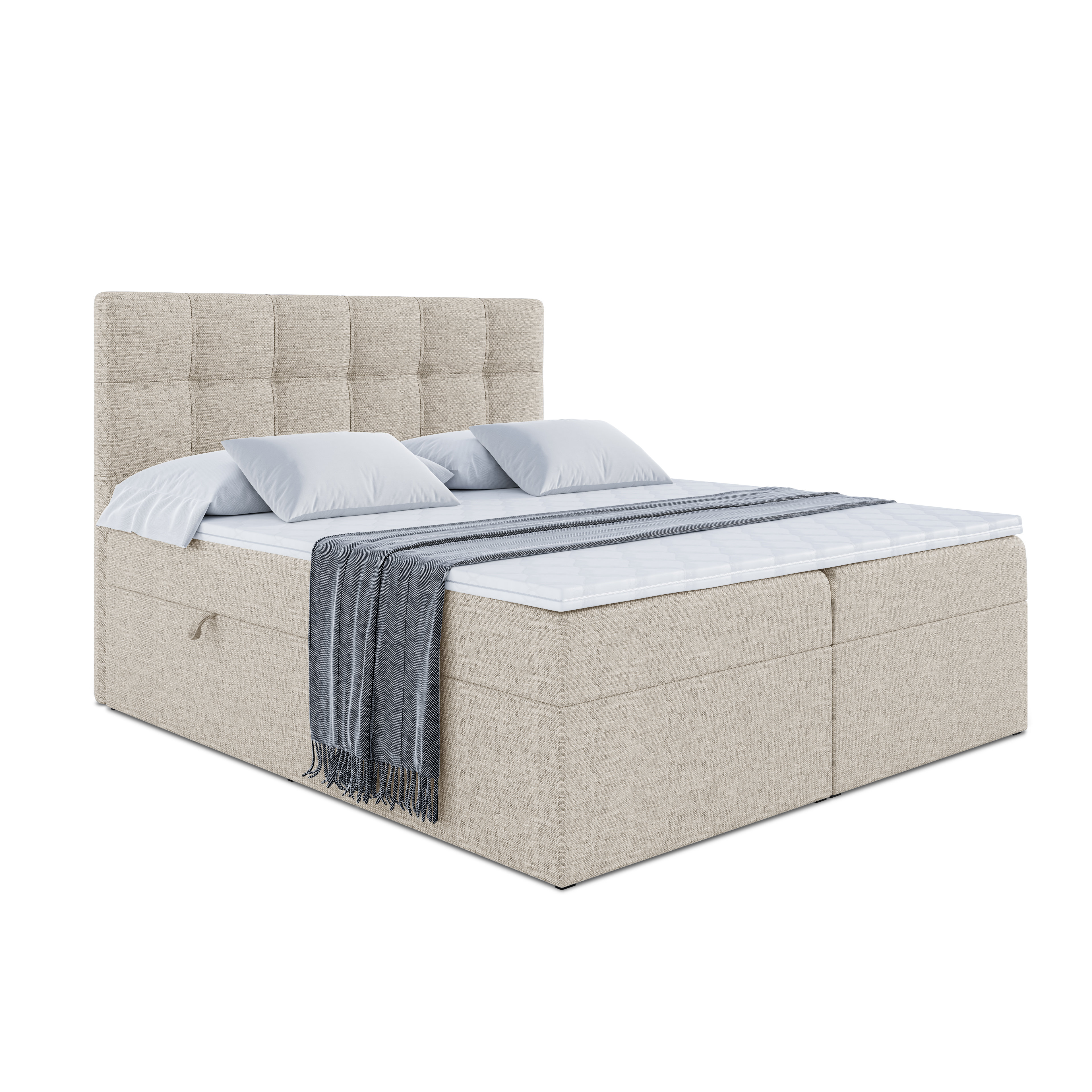 Perspections Boxspringbett mit Topper und Bettkasten MARCE