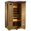 HeatWave Coronado 2-Person Hemlock Deluxe Infrared Sauna for Home Use – 6 Carbon Heaters, 7-Color Light Therapy, Wireless Audio System, Towel Hooks – Canadian Hemlock Wood, Easy Assembly