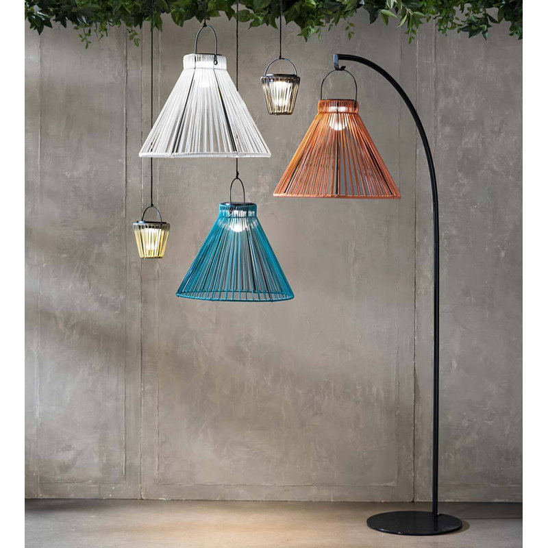 LED Outdoor Hanging Light, Pink