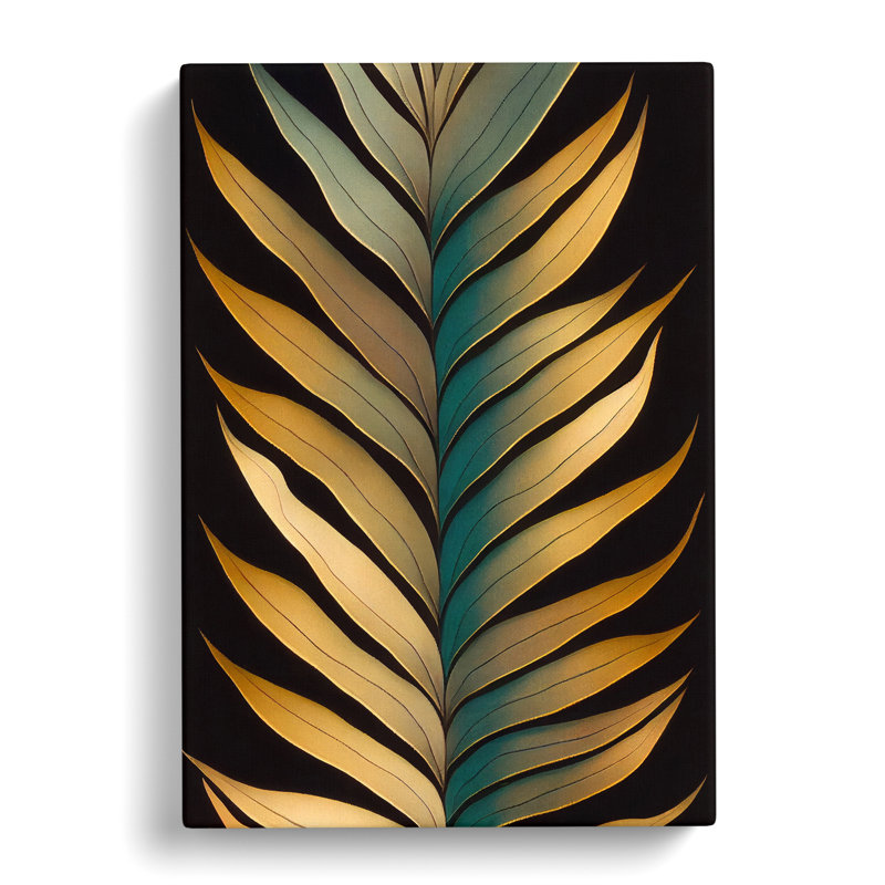 Dabachi Fern Leaf Classic Vol.7 - Wrapped Canvas Print, 50cm H x 35cm W x 3cm D
