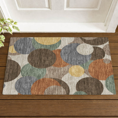 Tapis géométrique intérieur / extérieur lavable à la machine Chantille ACN2905