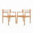 Outdoor Solid Wood Dining Chairs-114326501