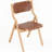 Wood Folding Chairs, Foldable Chairs Wooden Indoor Stackable Dining Chairs-1821338930