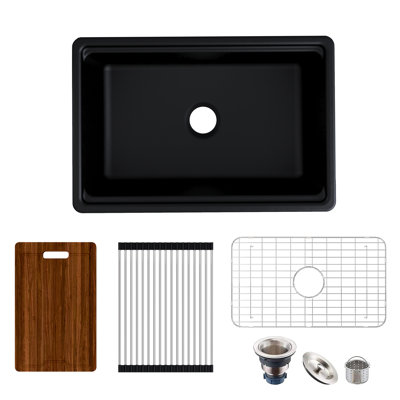MEJE 508mm W Ceramic Kitchen Sink