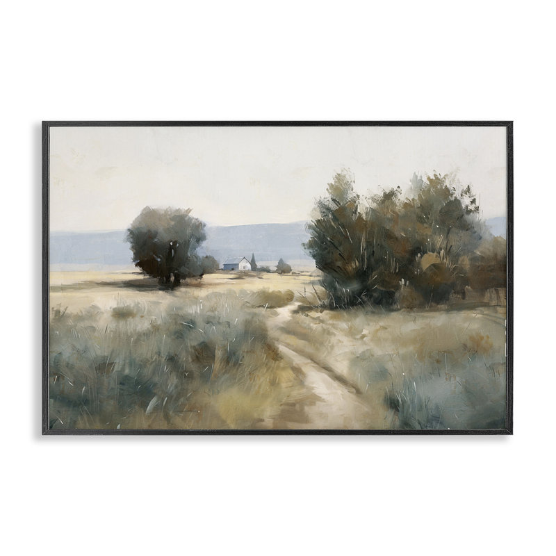 Giclée encadrée, "Ning Blue", par Nina Blue, H 12 po x l 18 po, Giclée encadrée noir minuit