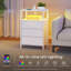 40cm W Metal Bedside Table