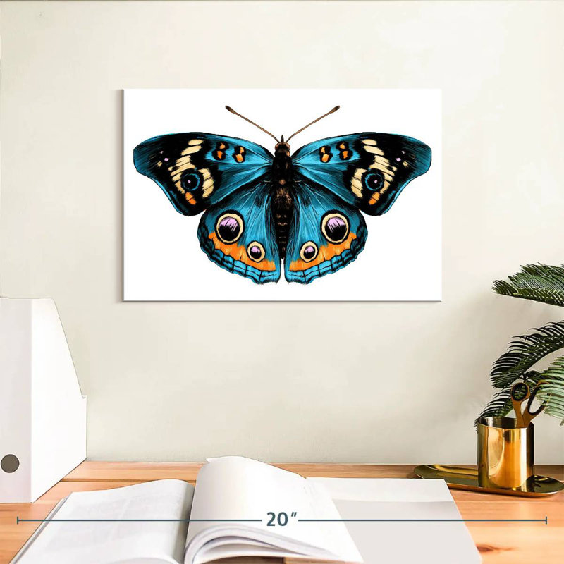 Brampt Butterfly Symmetry, 8" H x 12" W