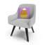 Coussin décoratif ABC Candy
