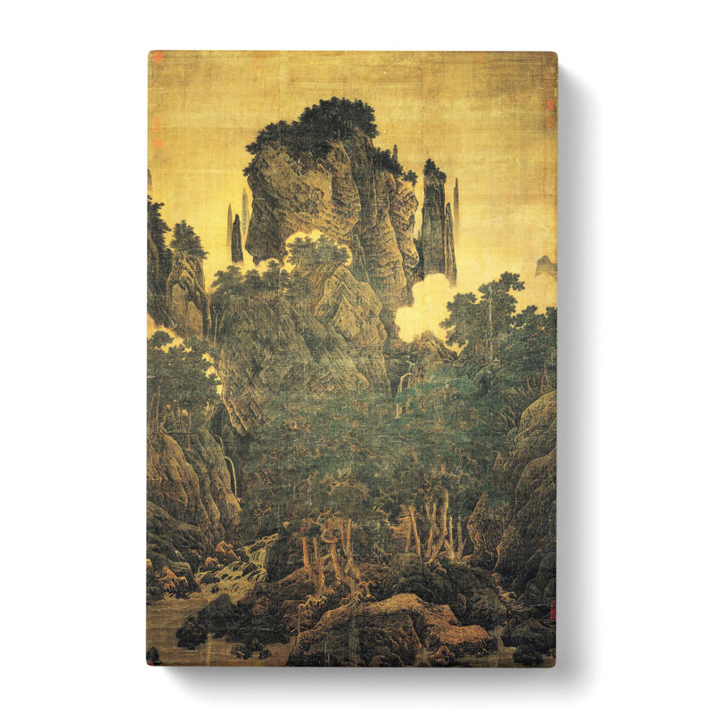 Wind In Pines Among A Myriad Valleys by Li Tang - Wrapped Canvas, 50cm H x 35cm W x 3cm D