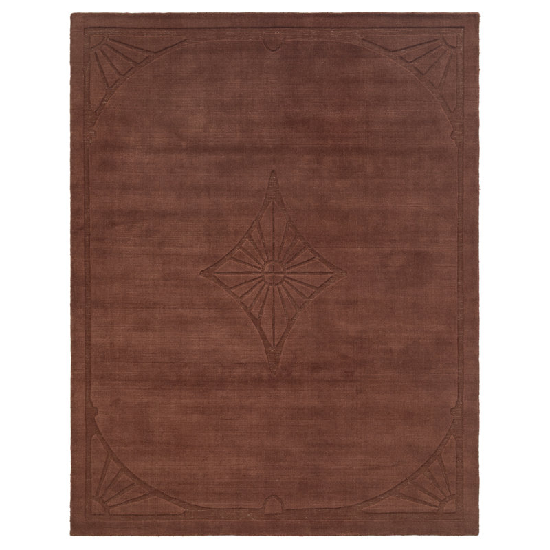 Tapis de salon tissé à la main, Rectangle 7 pi 6 po x 9 pi 6 po