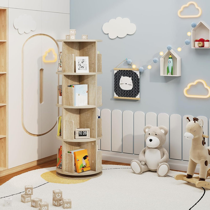 Salcombe 127.4 H x 44 W Bookcase, Light Brown