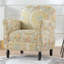Chaise d'appoint avec pieds coniques en bouleau - tissu