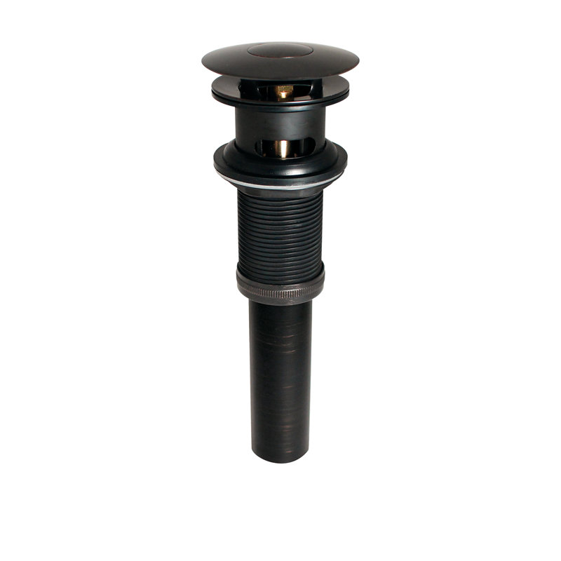 Universal Pop-Up Bathroom Sink Drain with Overflow, Oil Rubbed Bronze