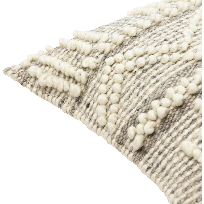 Housse et insert de coussin carré Reni, Housse de coussin seulement - sans coussin, H 20 po x l 20 po
