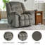 Fauteuil inclinable standard berçant de 39 po Dunnum-87749338