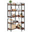 166.1cm H x 74.9cm W Metal Corner Bookcase