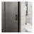 Bifold Frameless Glass Shower Door 1/4 inch Tempered Clear Glass Pivot Swing Shower Panel, Foldable-112318705